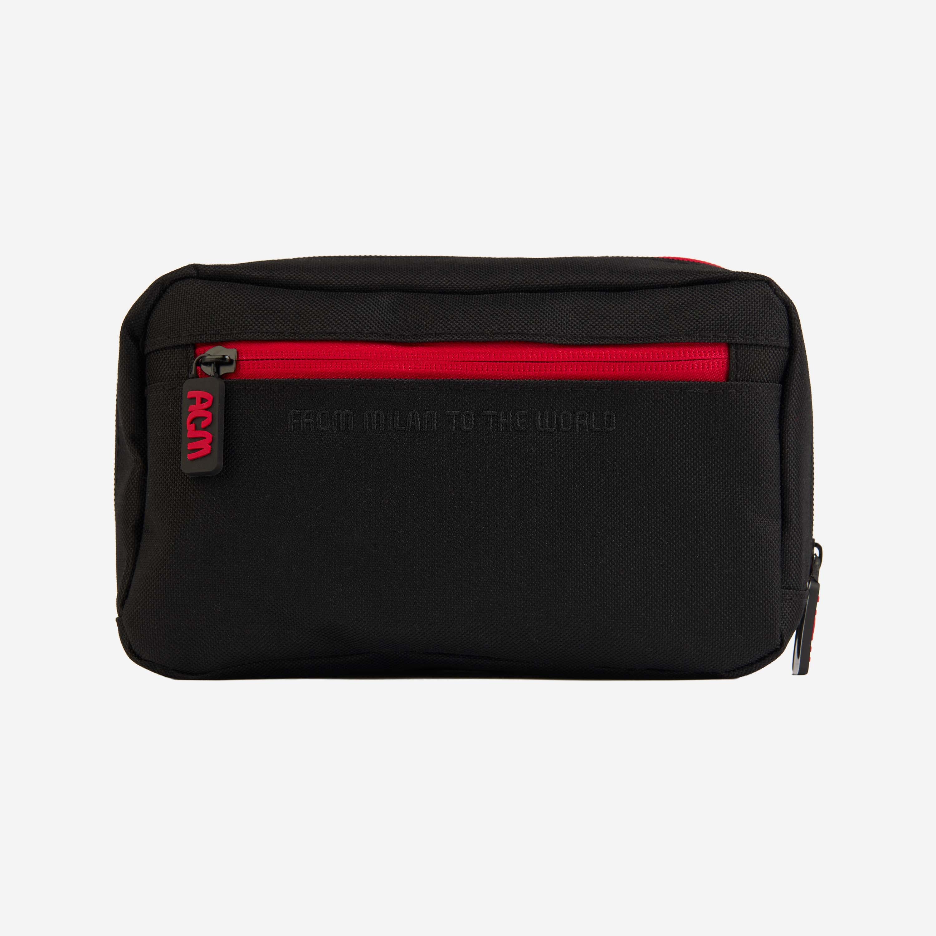 AC Milan Borsa e Zaini beauty case nero + set doccia 2x200 ml