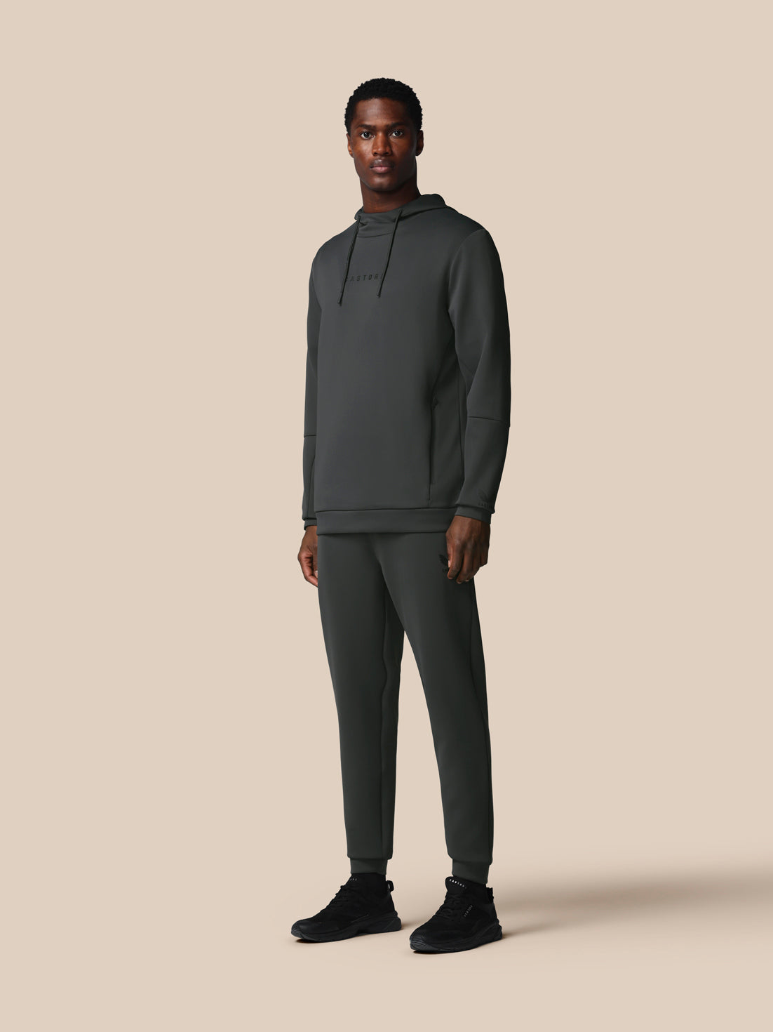 Castore Flex Joggers Pantaloni Tuta Uomo Grigio Gunmetal