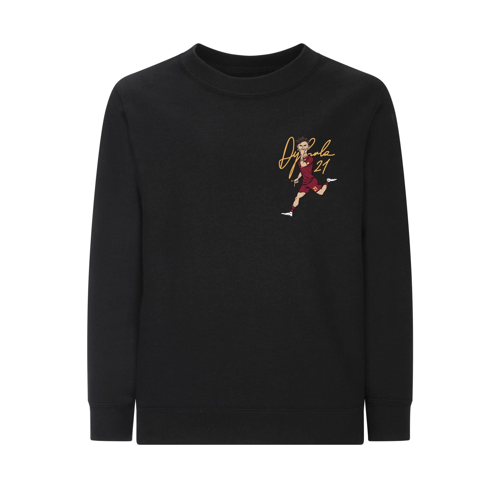 Roma Fanshop Baby Dybala II felpa girocollo nera 10 anni