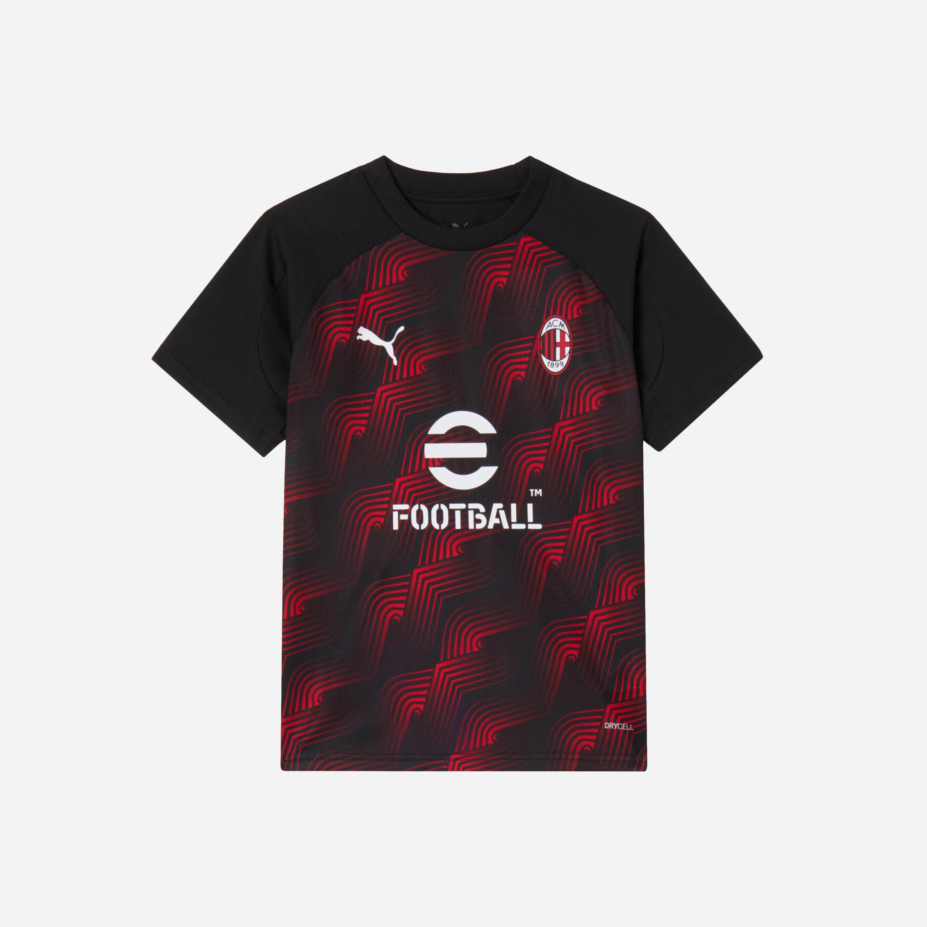 AC Milan Prematch 2024 maglia bambino manica corta