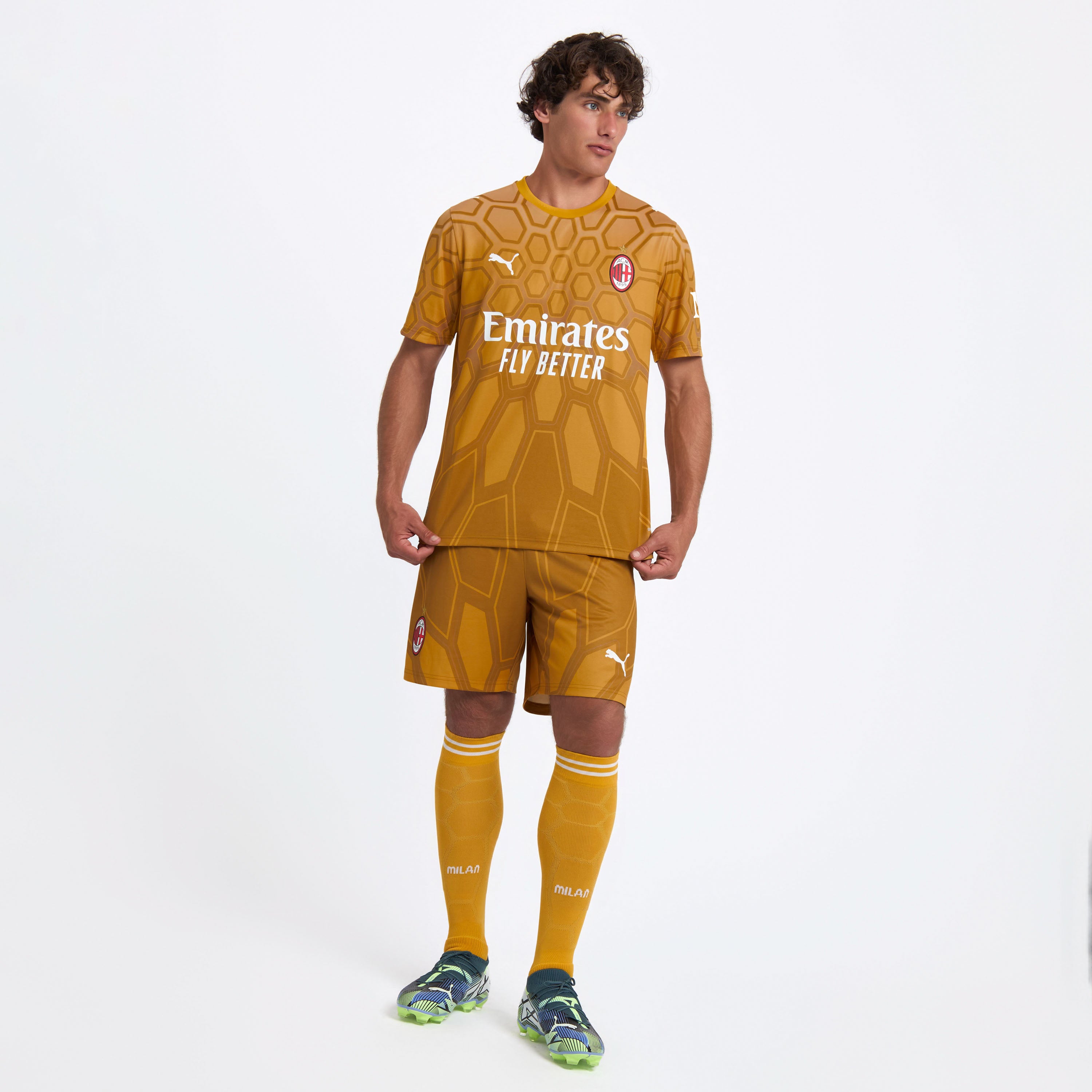 AC Milan Kit Gara 2026/27 Pantaloncini Portiere Uomo Neri
