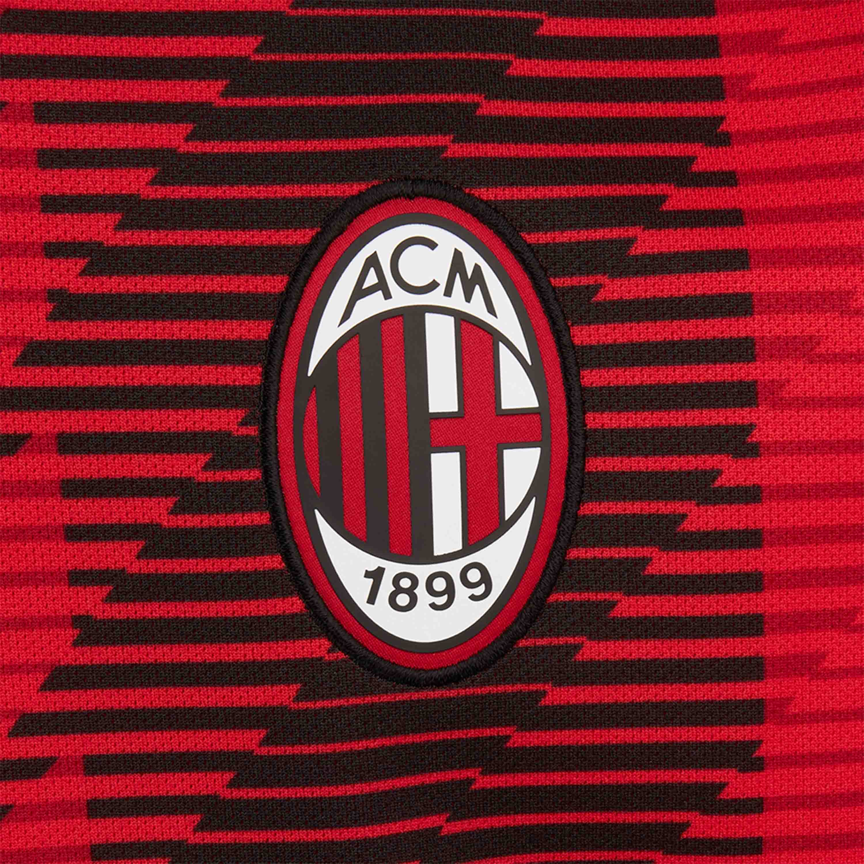 AC Milan Felpa Uomo Oversize Cappuccio Manica Lunga Nera