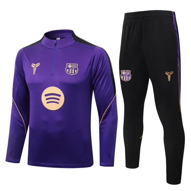 Tifoso Store Tute Sportive Barcellona 2026/27 tuta viola mezza zip