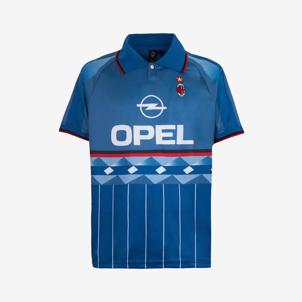 AC Milan Fourth maglia retro 1995/96 uomo blu