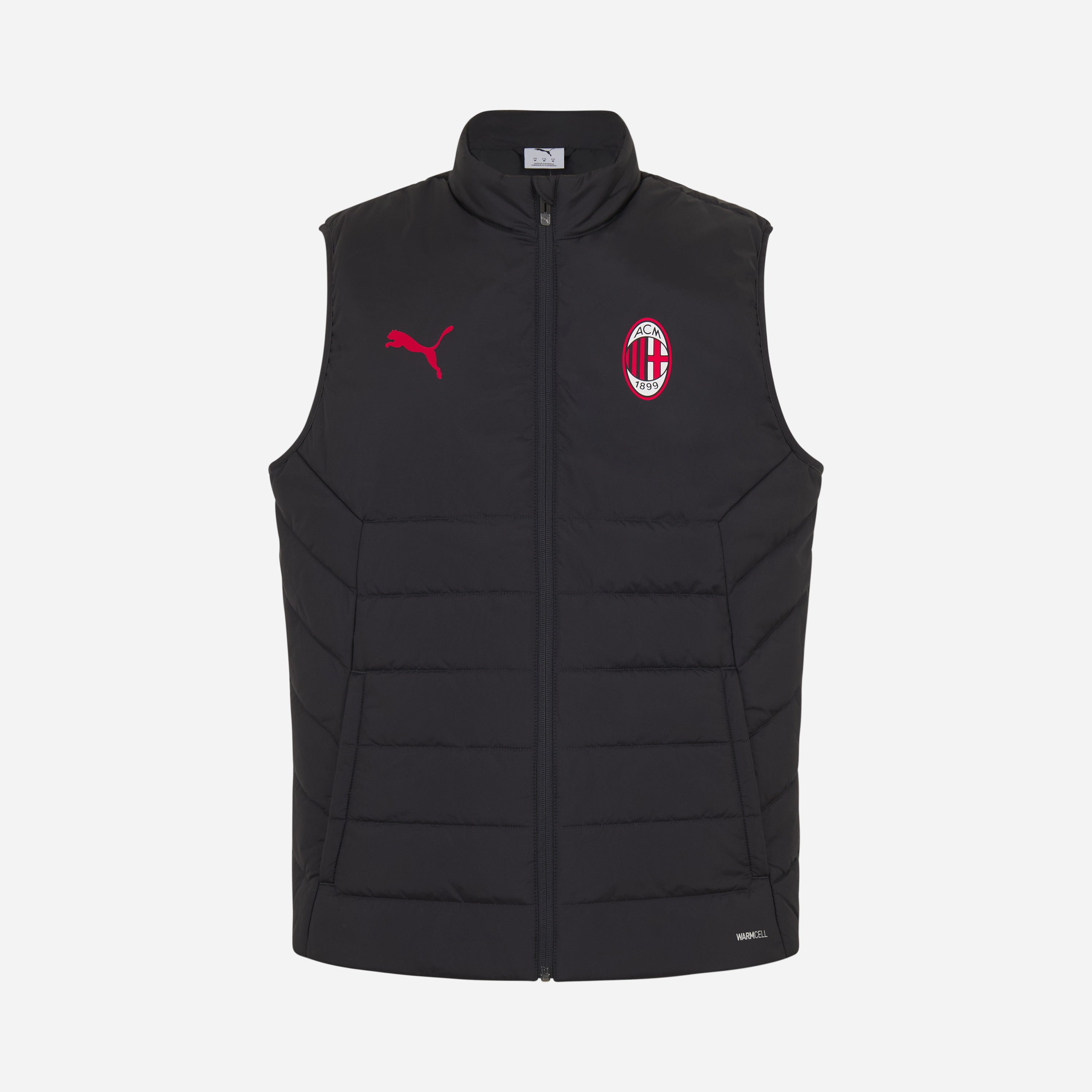 AC Milan Allenamento 2026/27 Gilet Uomo Grigio con Zip