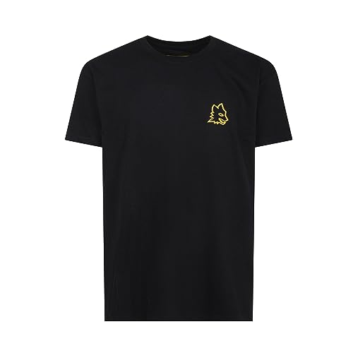 AS Roma T-Shirt Lupa maglietta nera adulto