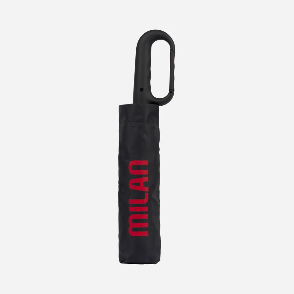 AC Milan Black Umbrella ombrello nero pieghevole