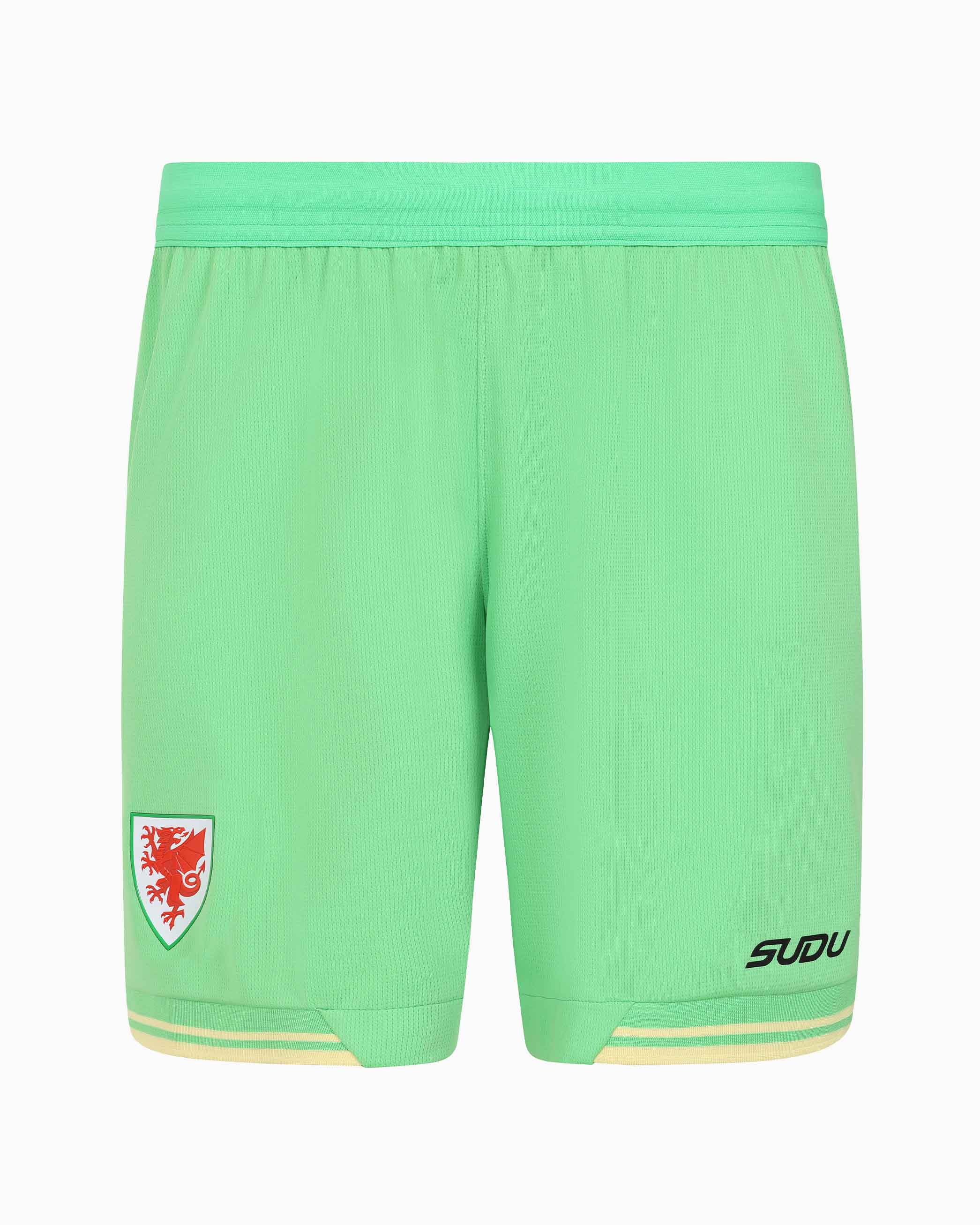 Wales Goalkeeper Kit pantaloncini portiere verde adulto