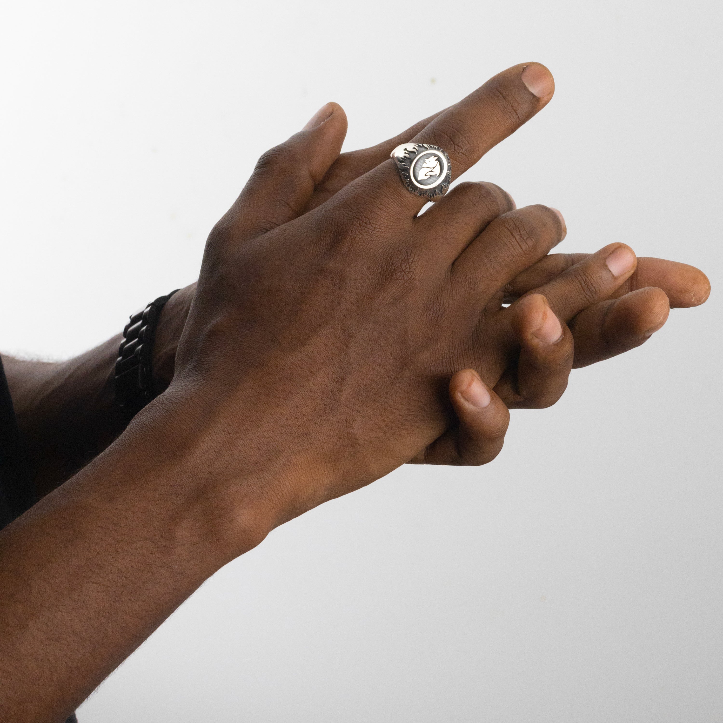 AC Milan Nove25 Silver Devil anello chevalier 18