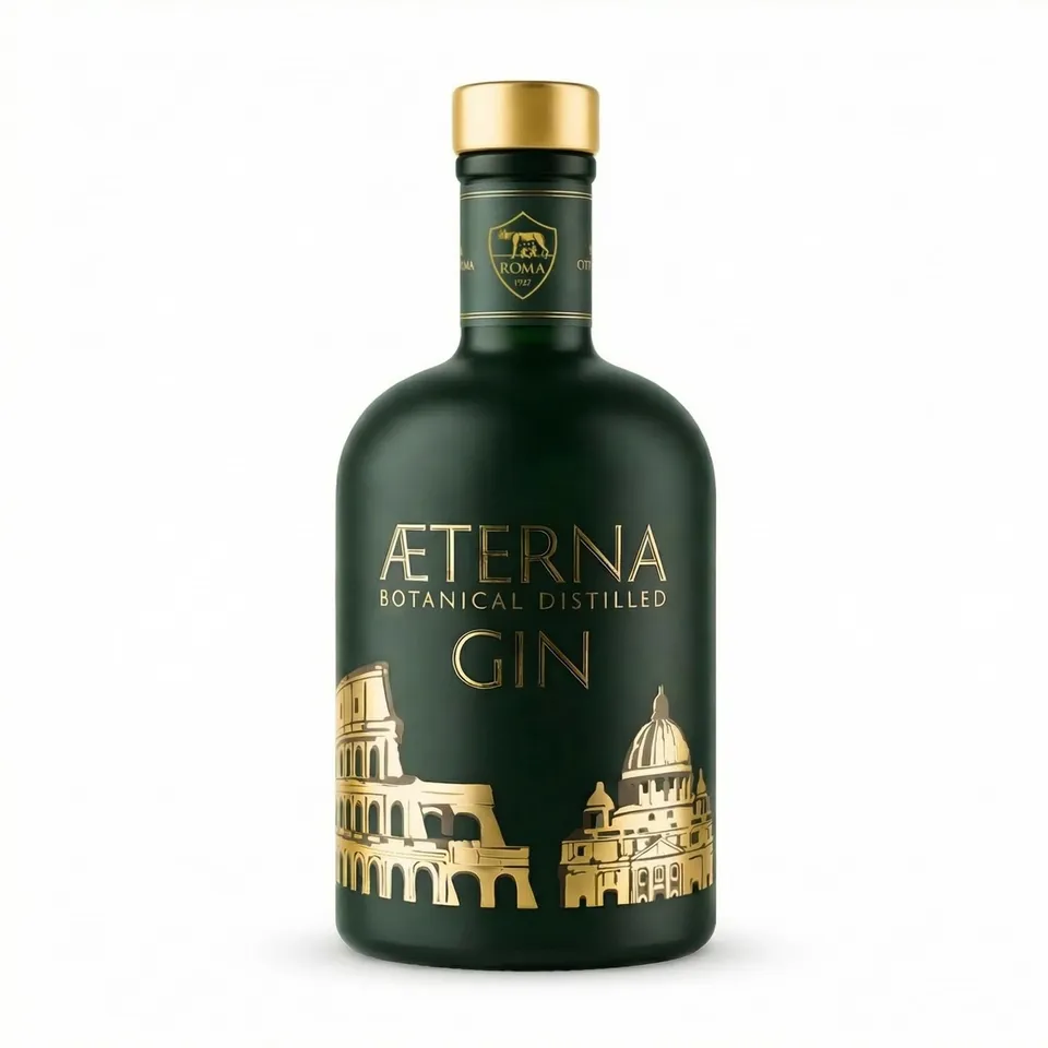AS Roma Aeterna Gin mediterraneo 70cl regalo tifoso