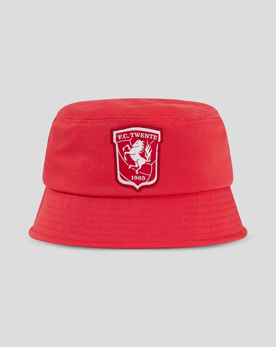 Twente Accessoires Bucket Hat Rossa O/S Cappello Tifoso
