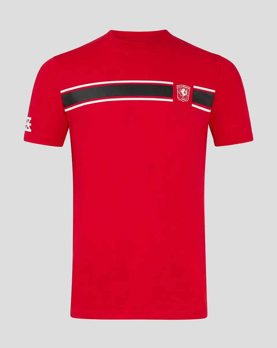 FC Twente Classic t-shirt da tifoso uomo rossa