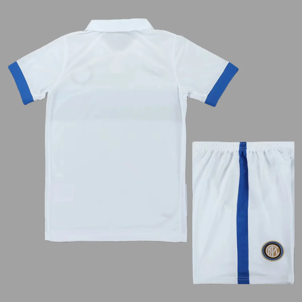 Inter Away 2009/10 bambino completo bianco taglia 16-28