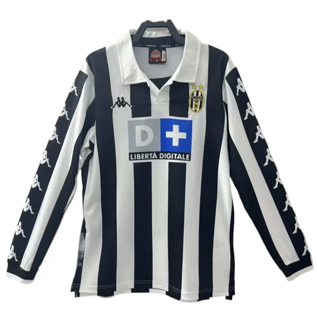Juventus 1999/00 maglia manica lunga strisce bianconere