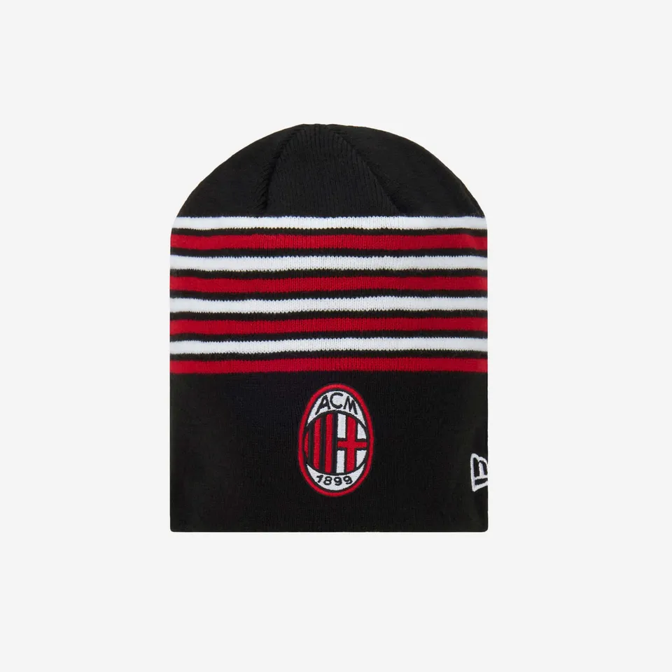 AC Milan Cappelli e Berretti New Era beanie logo strisce taglia unica