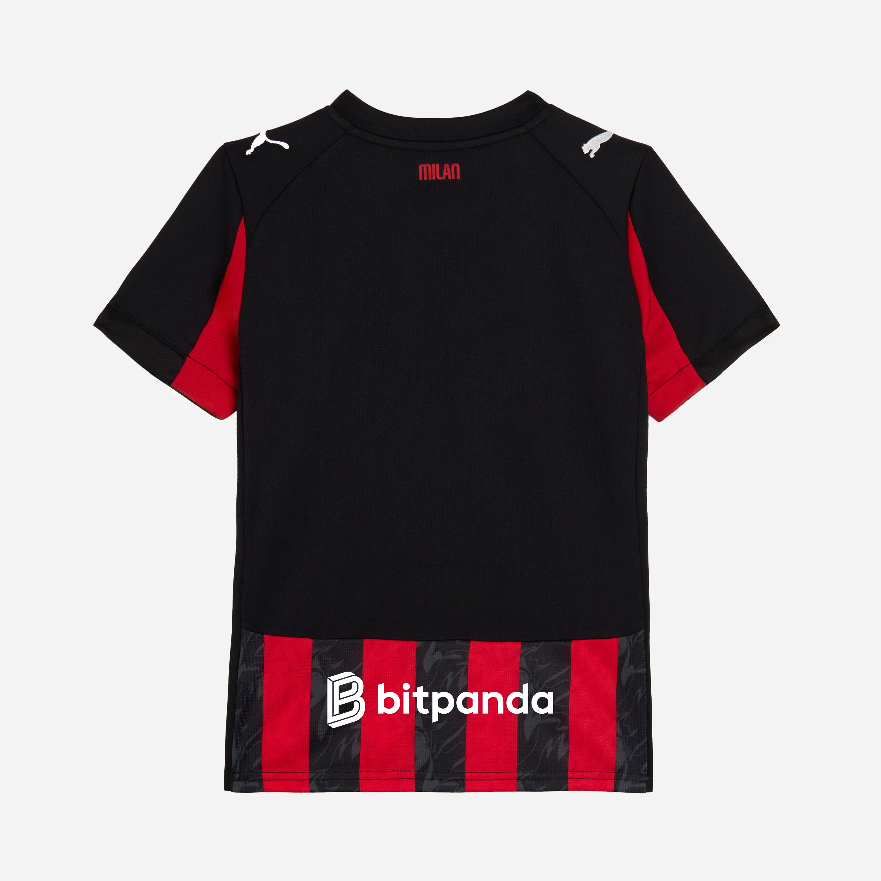 AC Milan Kit Gara Home 2025/26 maglia bambino rossonera
