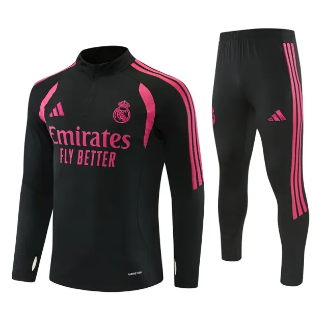 Tifoso Store Real Madrid 2026/27 Tuta Nera Rosa S-XXL