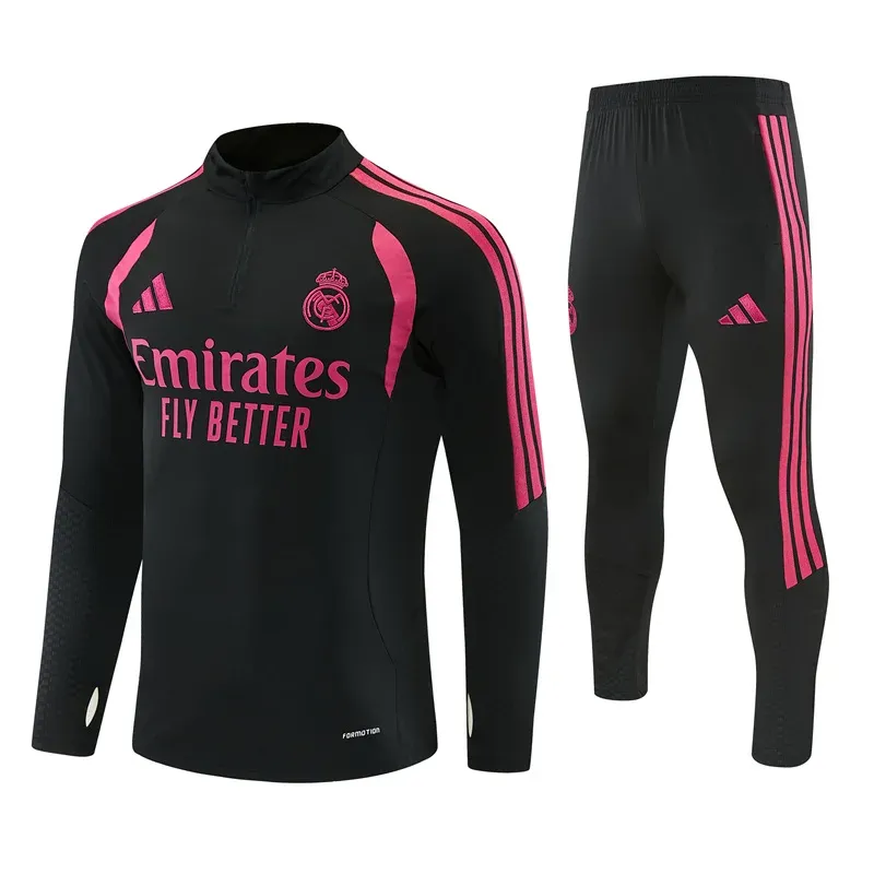 Tifoso Store Real Madrid 2026/27 Tuta Nera Rosa S-XXL