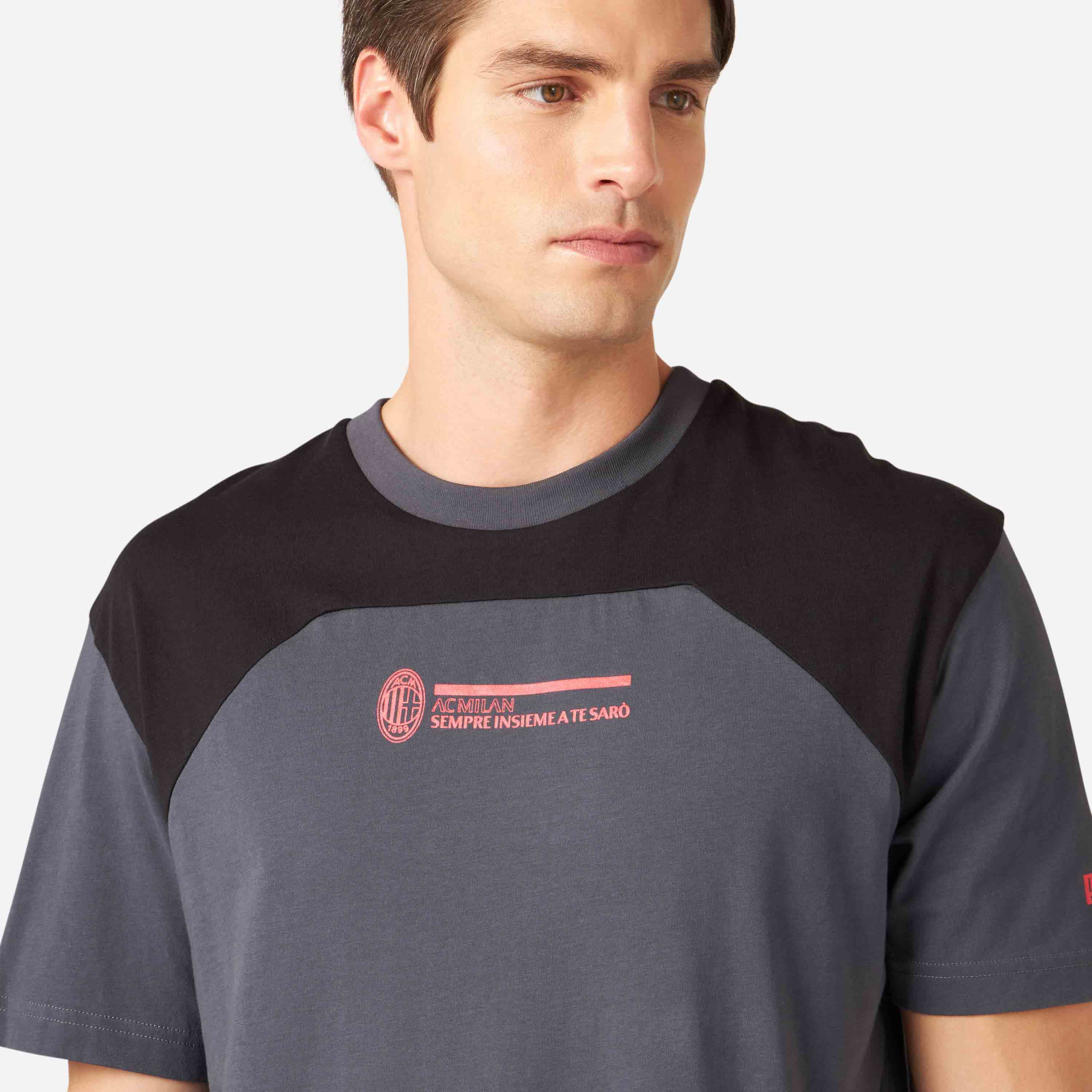 AC Milan Sempre Insieme A Te Sarò t-shirt uomo cotone