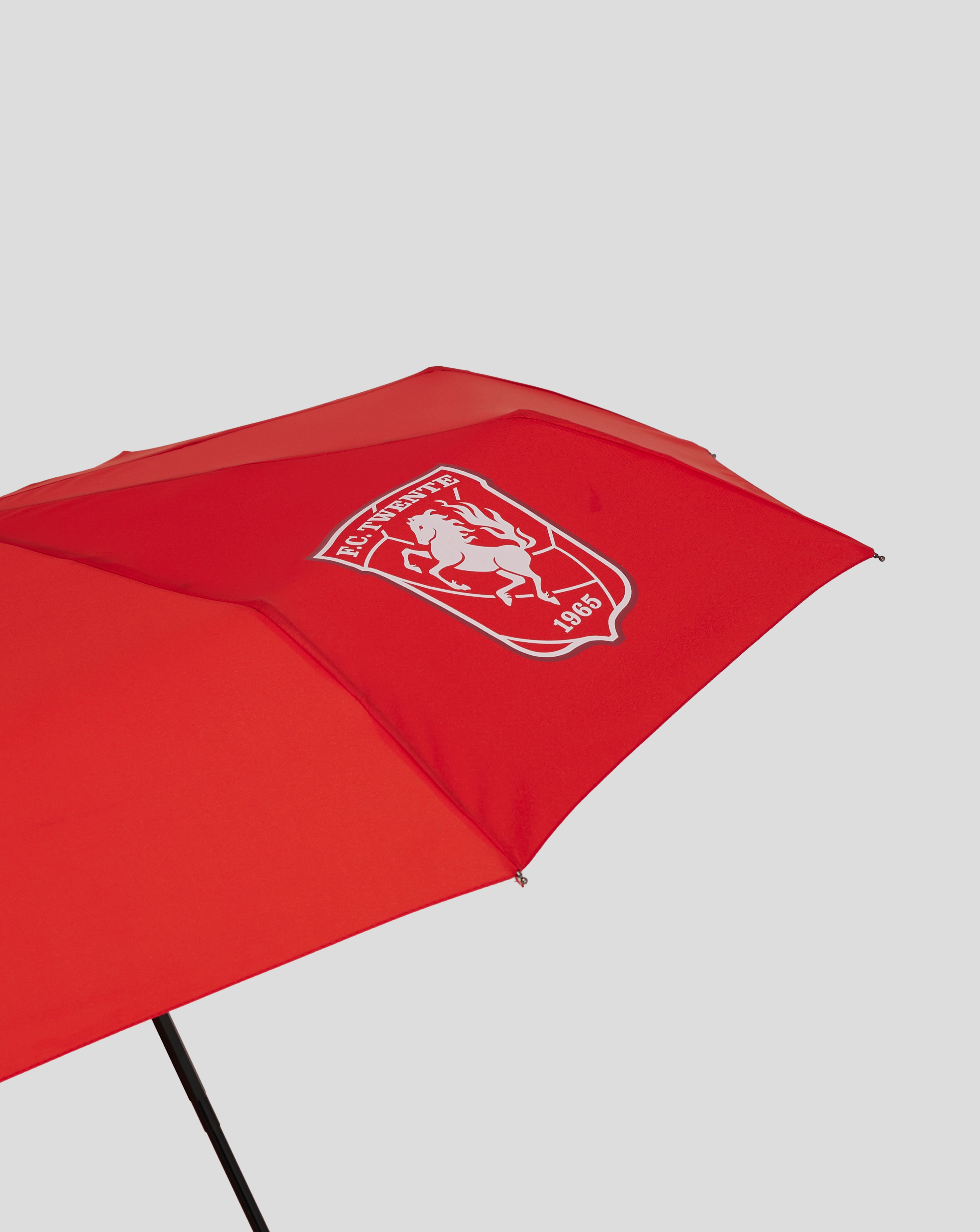 Twente Accessoires Paraplu ombrello pieghevole rosso