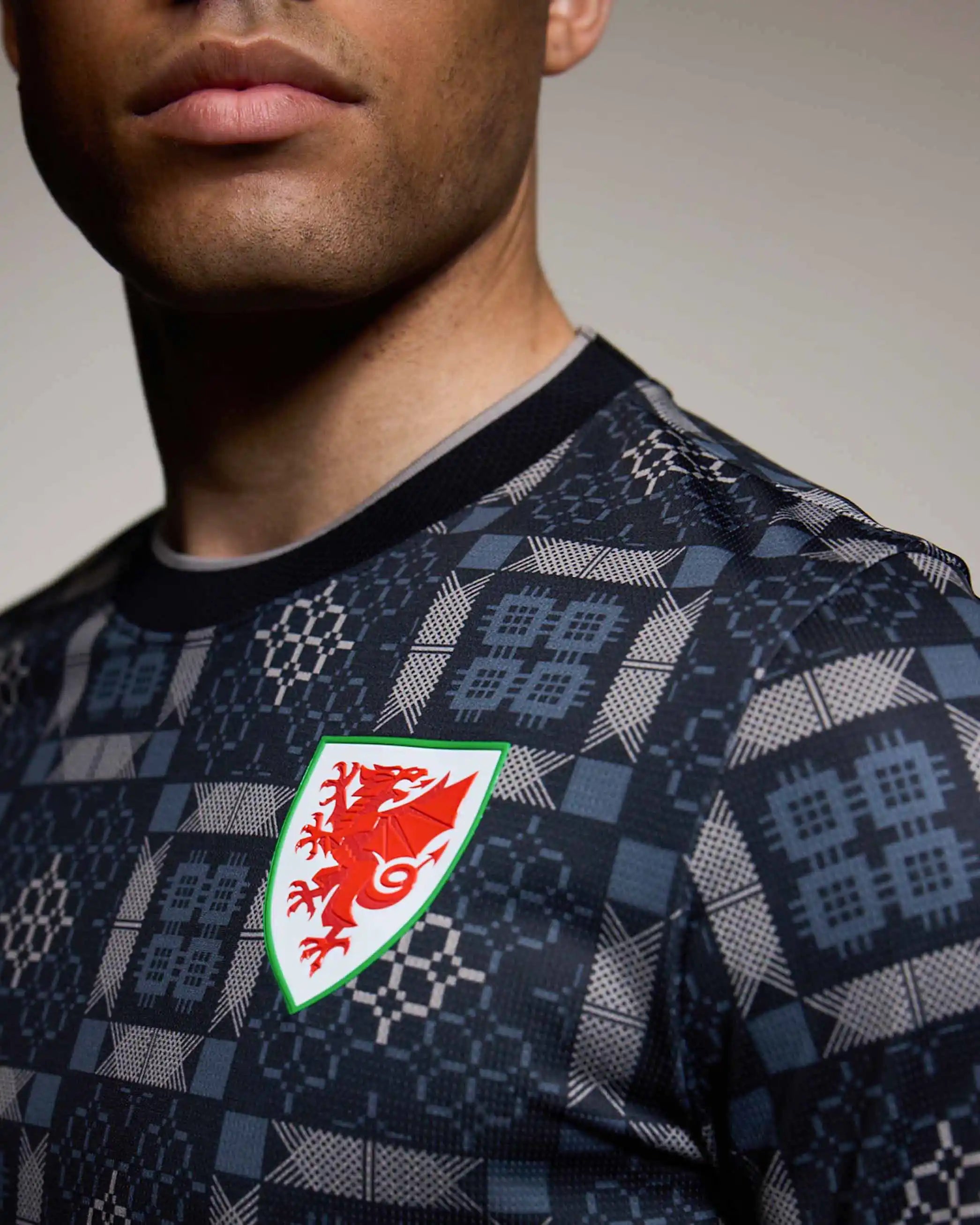 Wales Goalkeeper Kit maglia portiere nera M adulto