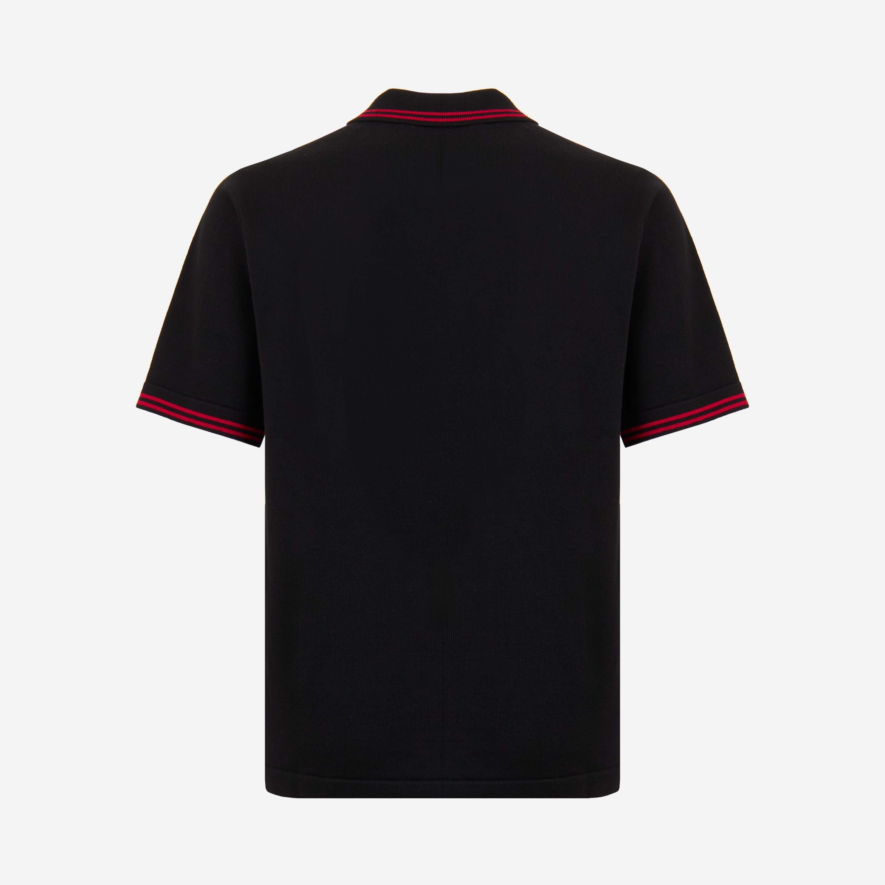 AC Milan Polo Milan polo 60s nera uomo taglia M cotone