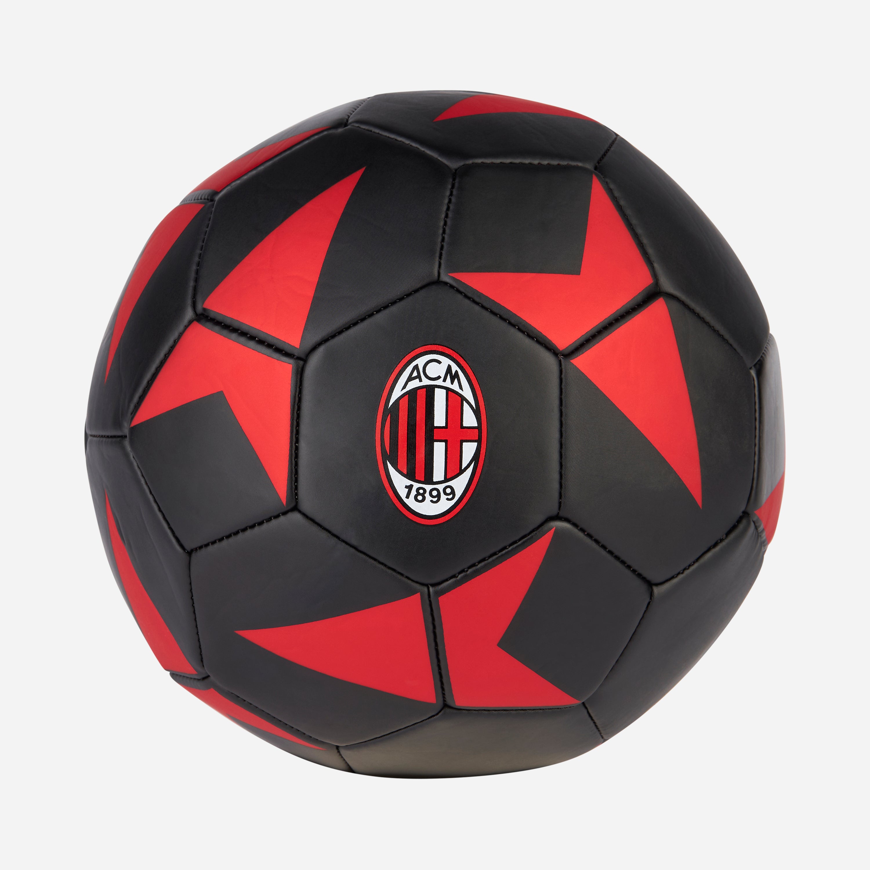AC Milan Pallone Nero Logo Misura 5 in PVC
