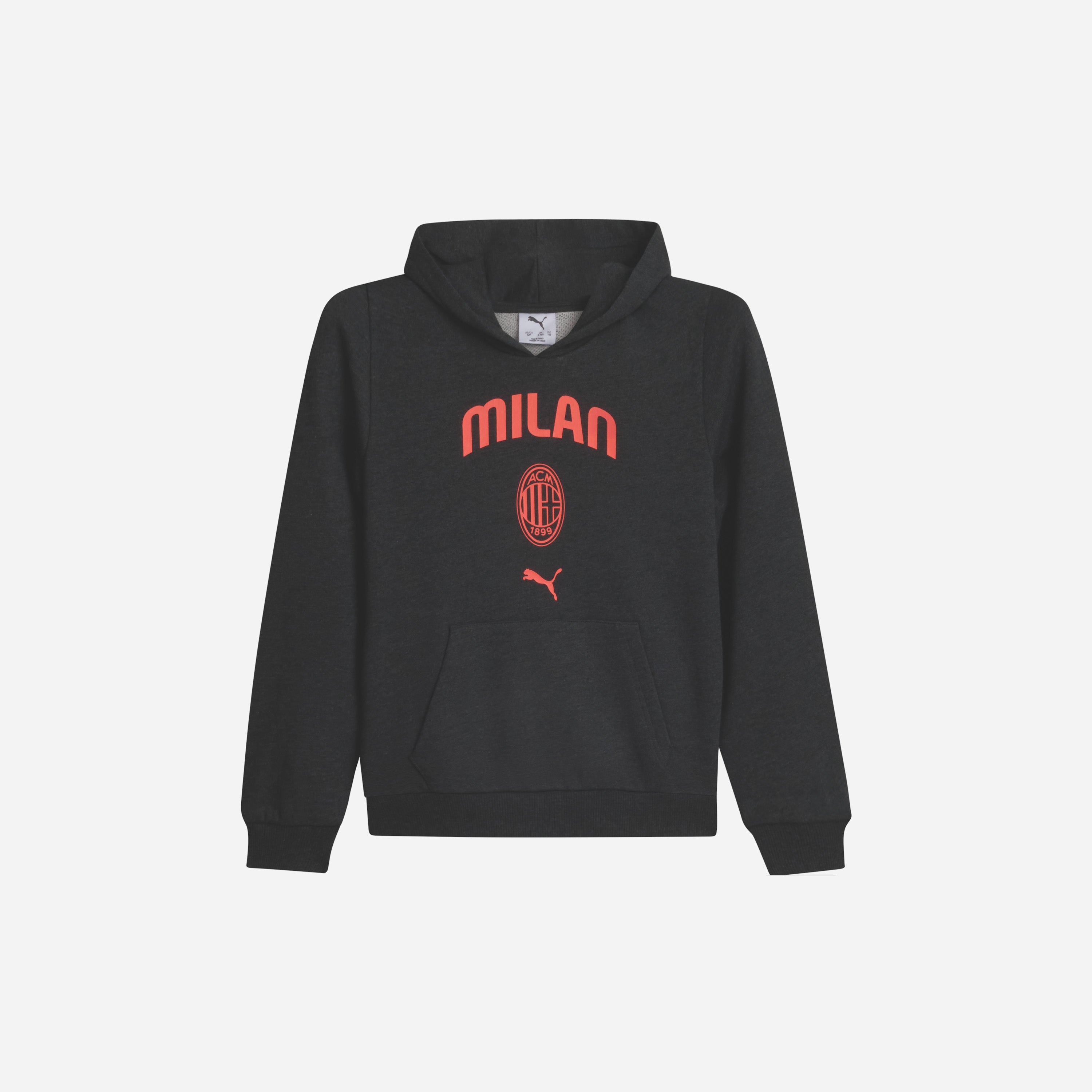 AC Milan Culture felpa cappuccio grigia bambino