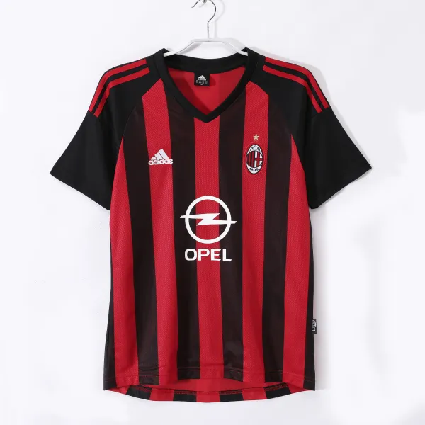 Tifoso Store Maglie da Calcio Milan 2003 maglia retro rossonera