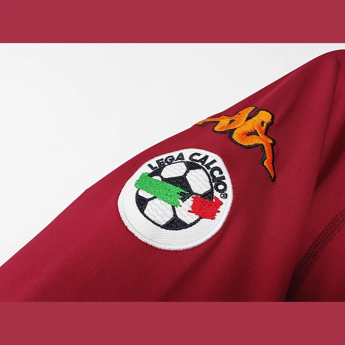 Roma 2000/01 Maglia Manica Lunga Rossa Vintage