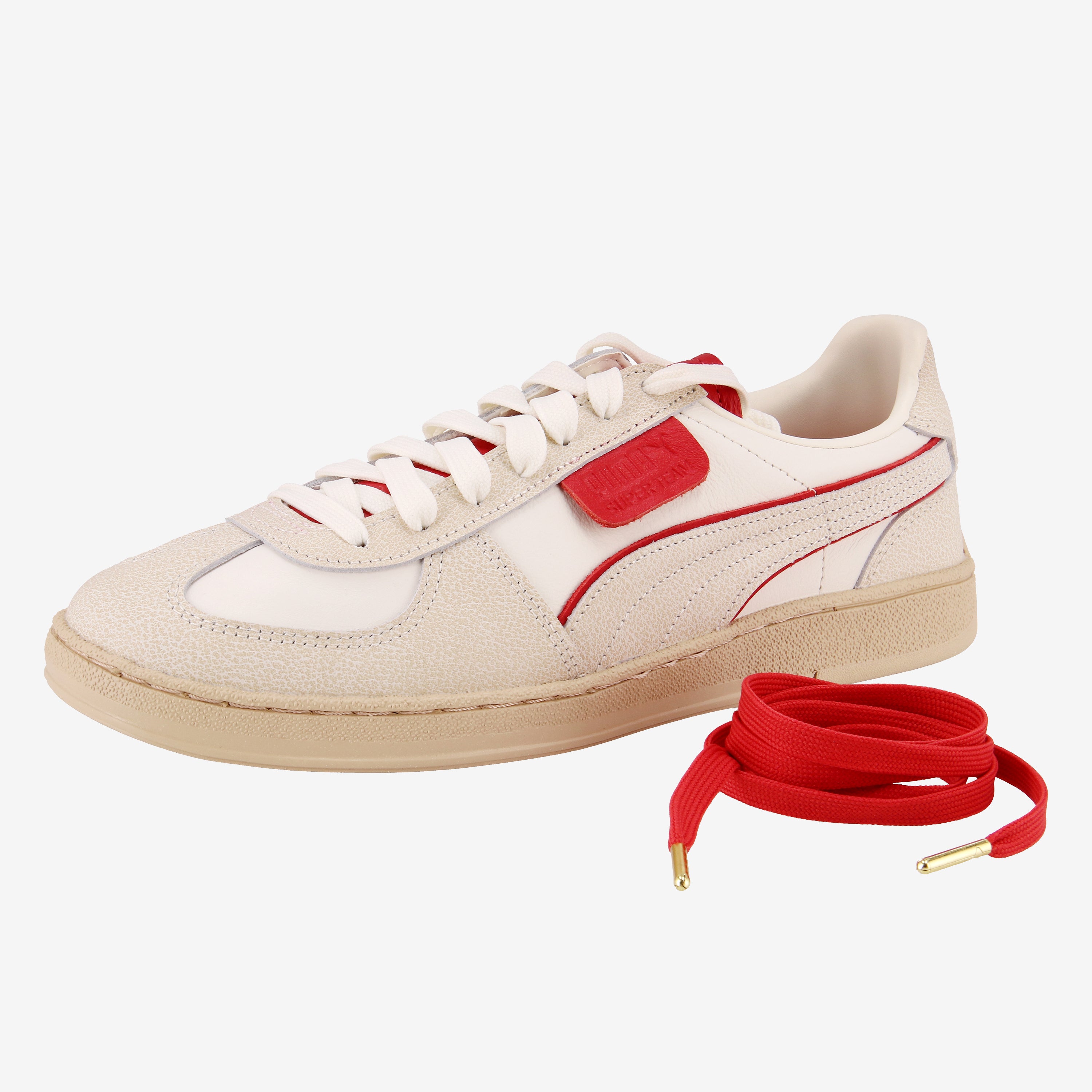 AC Milan Puma Super Team sneakers beige pelle uomo