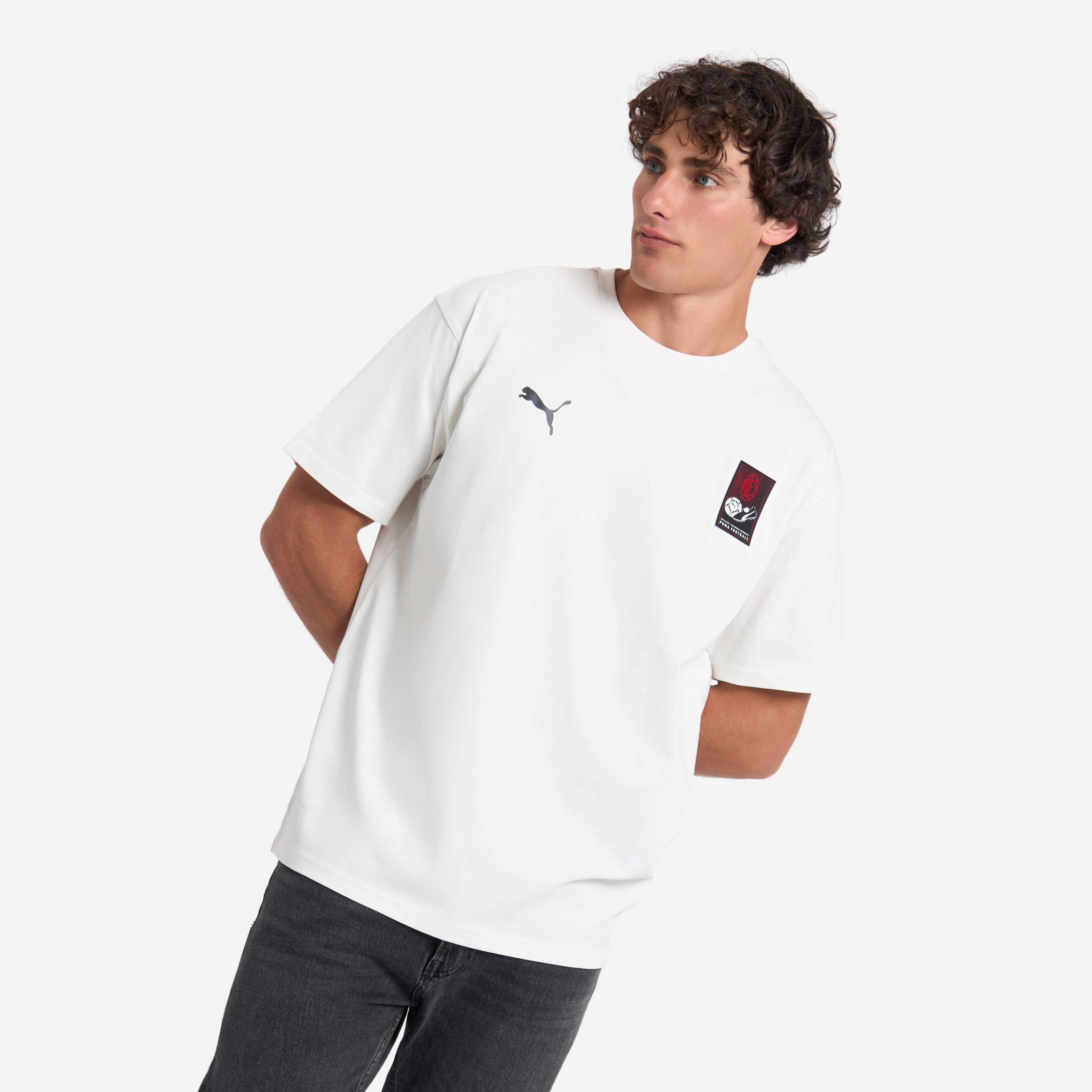 AC Milan Culture t-shirt bianca cotone uomo