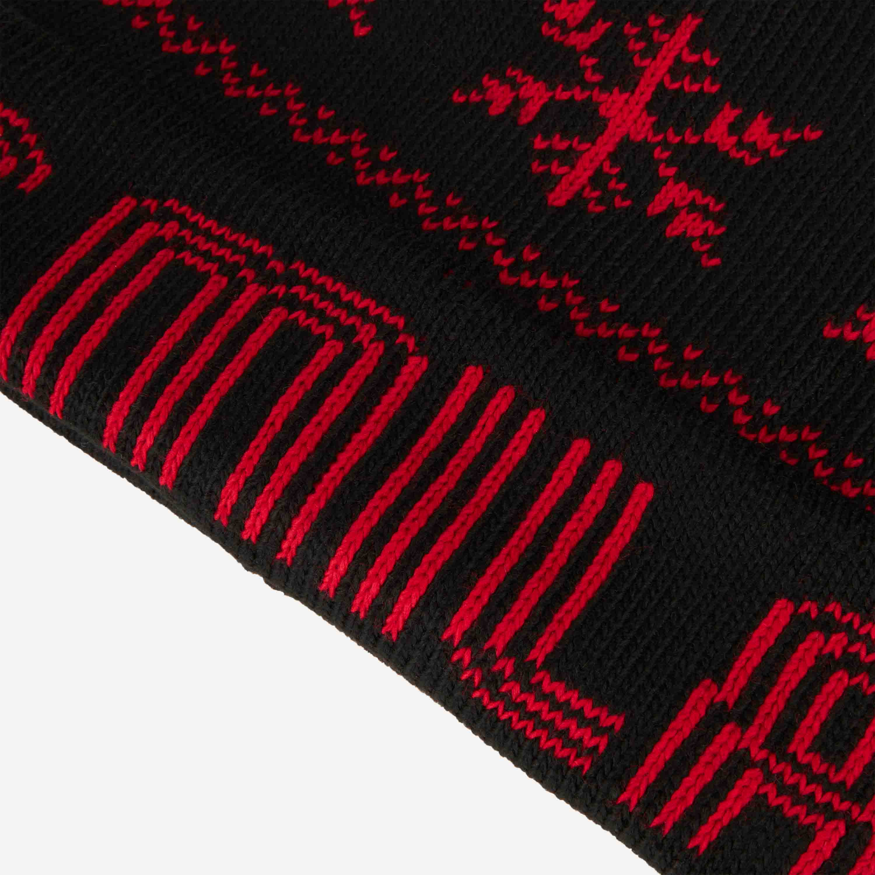 AC Milan Christmas Hat Berretto Natalizio Nero Unisex