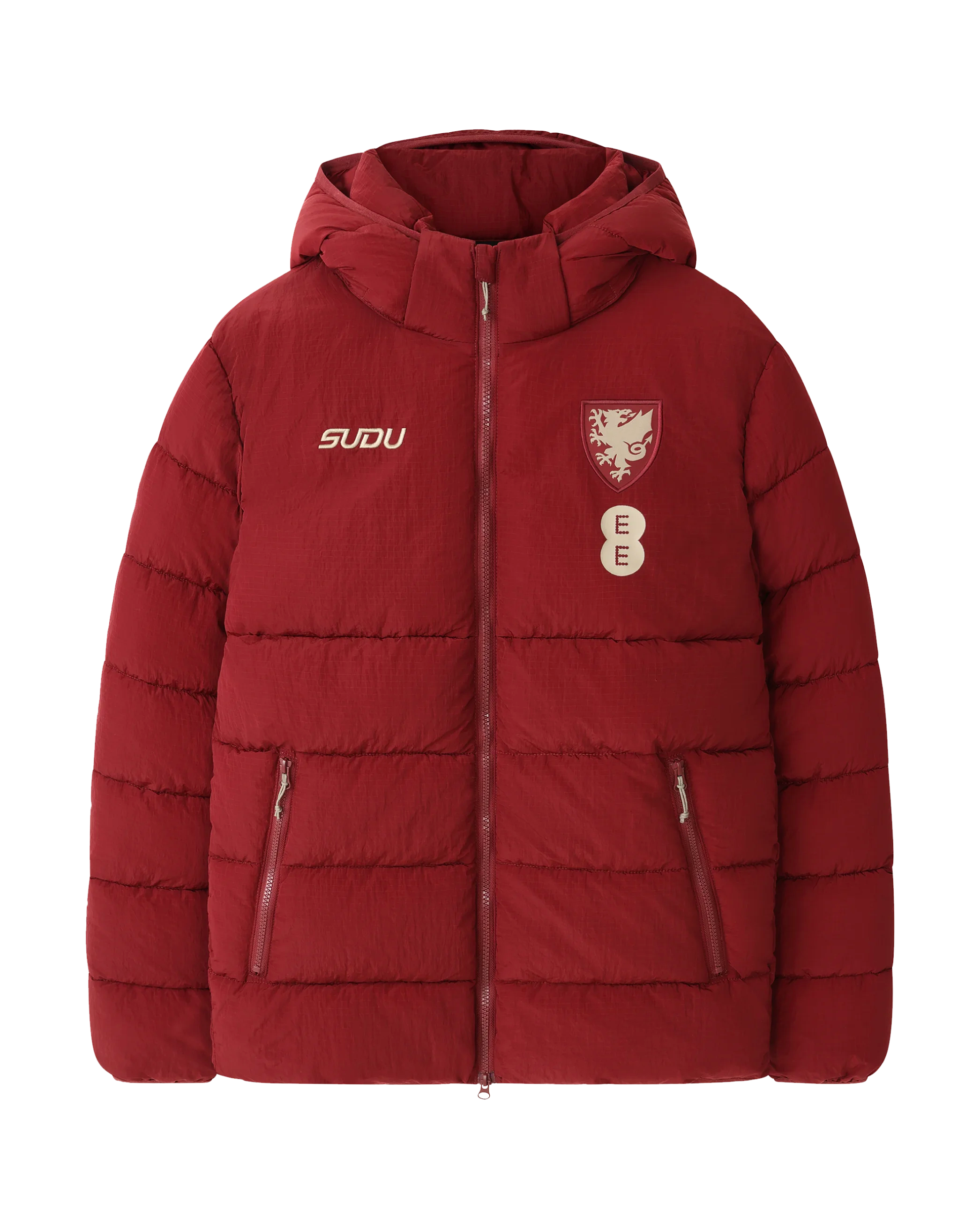Wales Travel SUDU 2026-28 Players giubbotto bordeaux