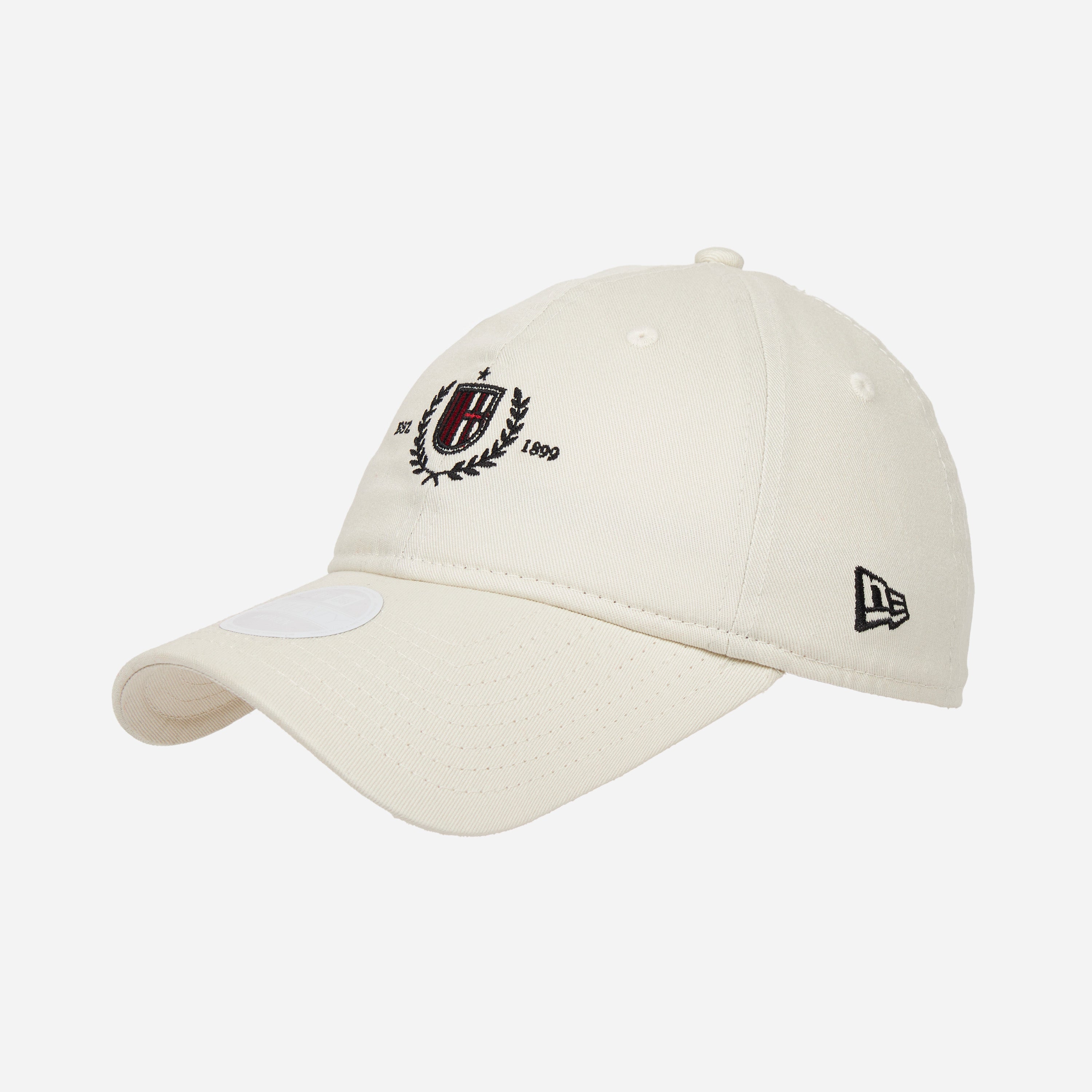 New Era 9Twenty X Milan cappello donna bianco ricamo logo
