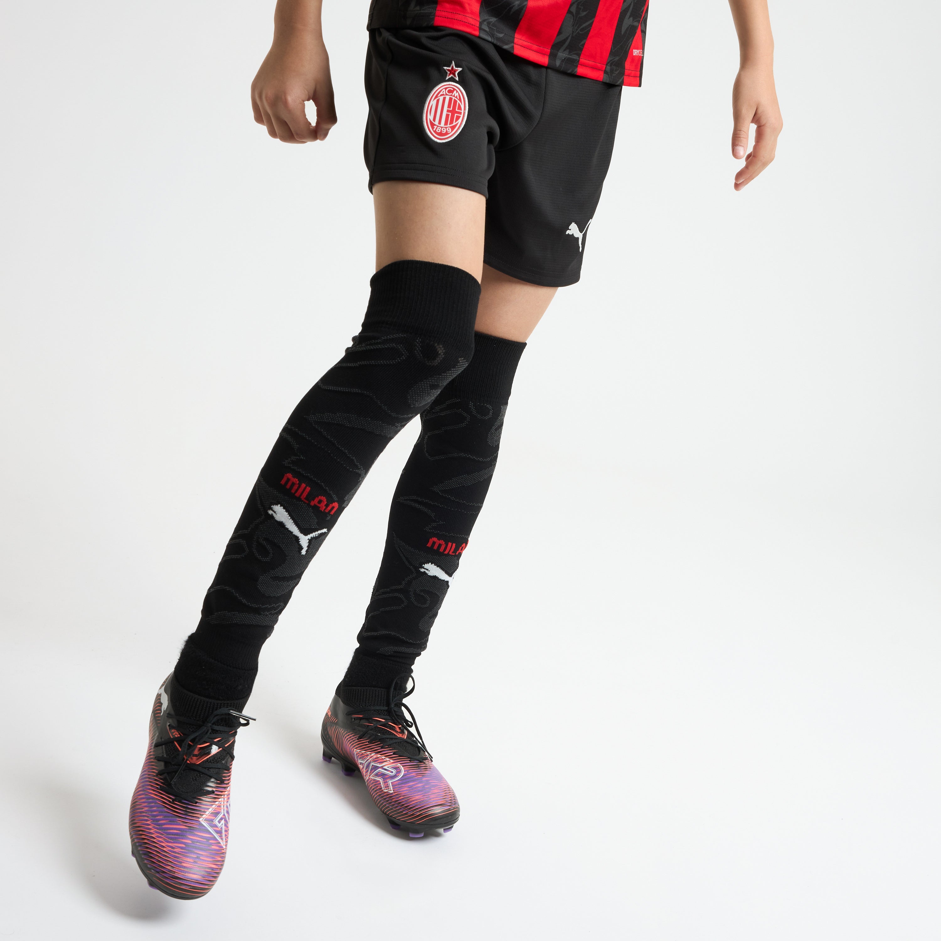 AC Milan Home 2025/26 pantaloncini bambino neri 10 anni
