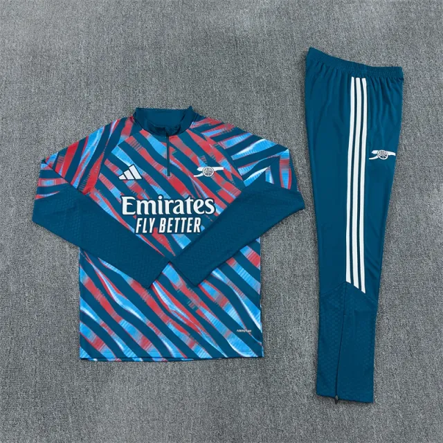 Tifoso Store Tuta Arsenal Fantasia 2026/27 tuta sportiva mezza zip