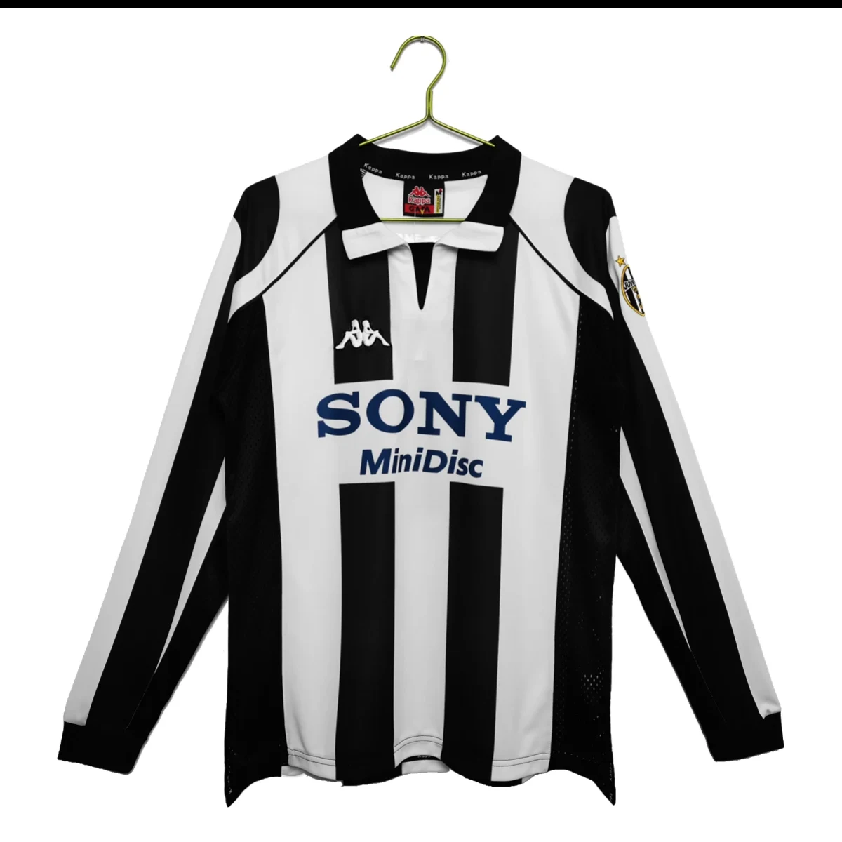 Tifoso Store Juventus Sony 1997/98 maglia calcio manica lunga strisce