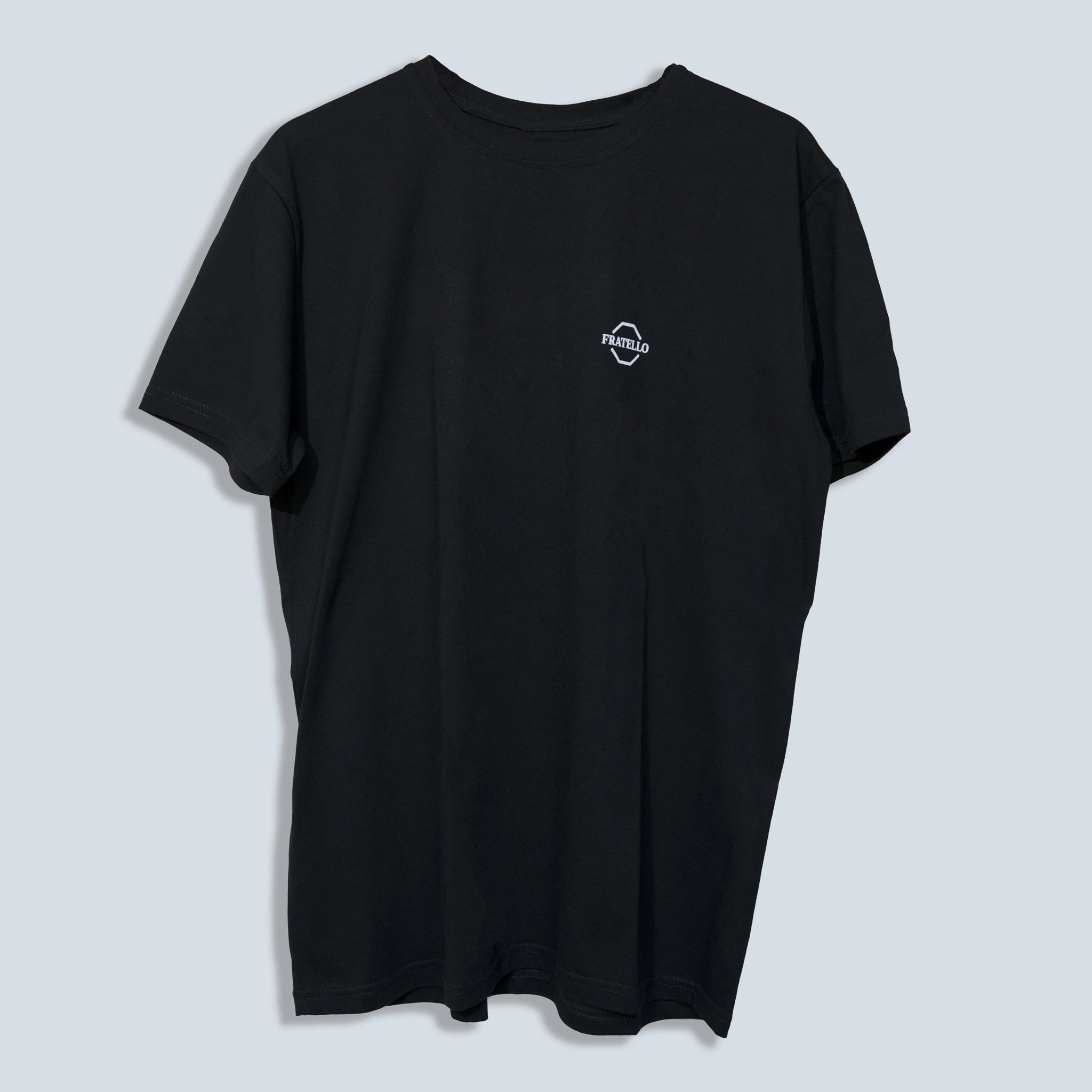 Fratello Essential T-Shirt Cotone Nera Taglia M Unisex