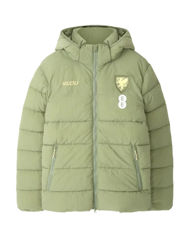 Wales Travel giacca imbottita verde M