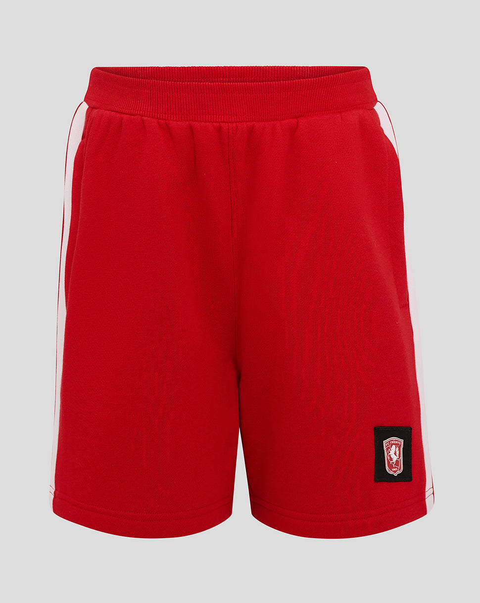 Twente Lifestyle Classic Short Junior Rosso Cotone Tifoso
