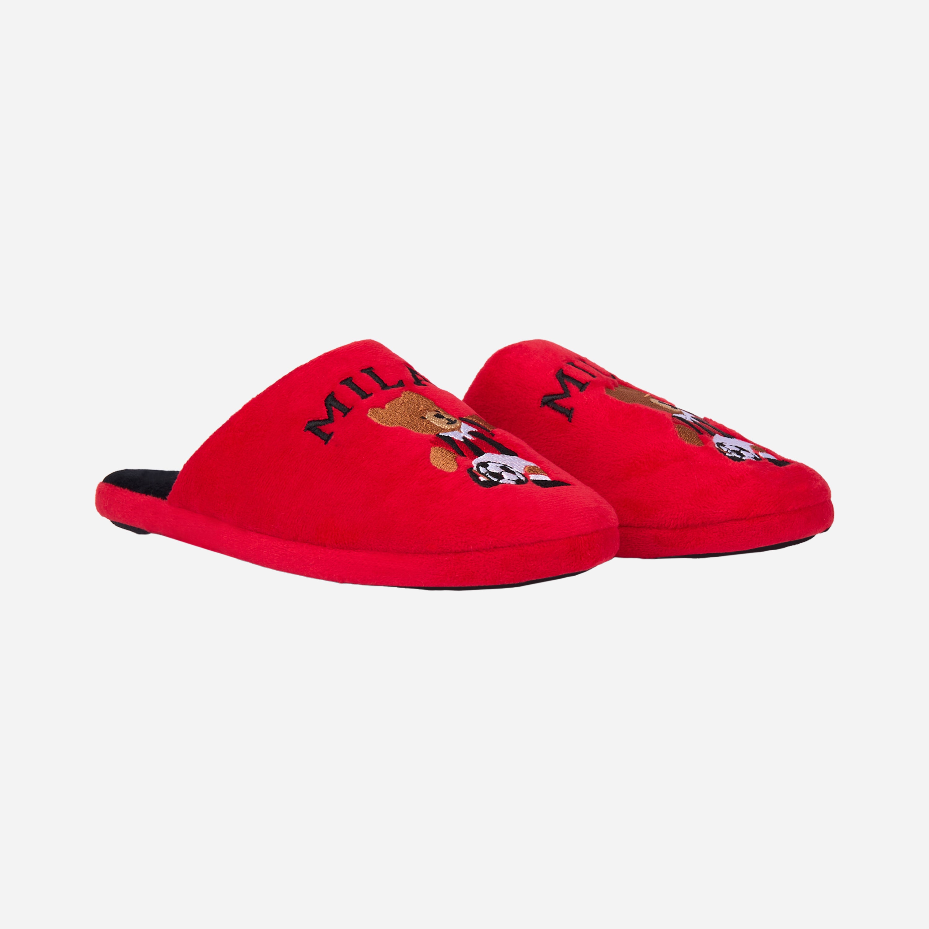 AC Milan Slippers pantofole bambino rosse 33