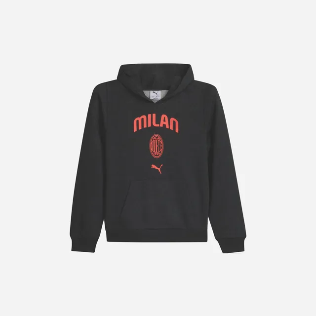 AC Milan Culture felpa cappuccio grigia bambino