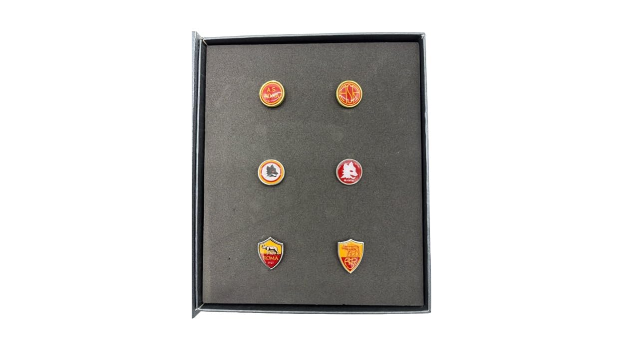 AS Roma set 6 spille logo da collezione