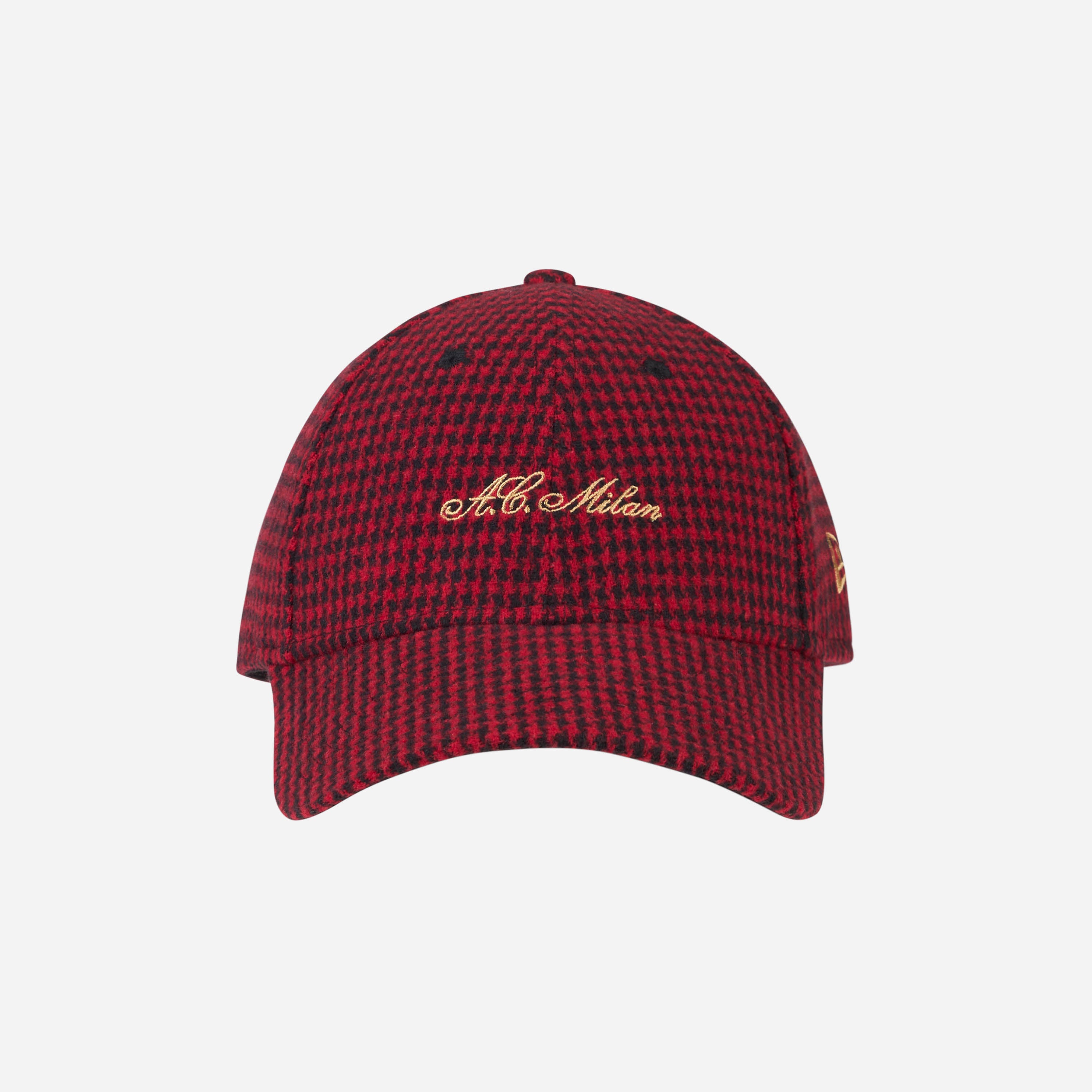 AC Milan 9FORTY New Era cappello rosso-nero oro