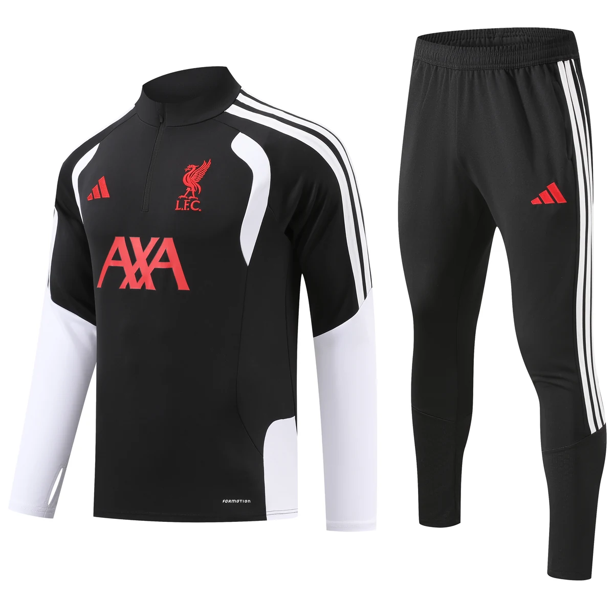 Tifoso Store Liverpool Tuta Nera 2026/27 bambino mezza zip