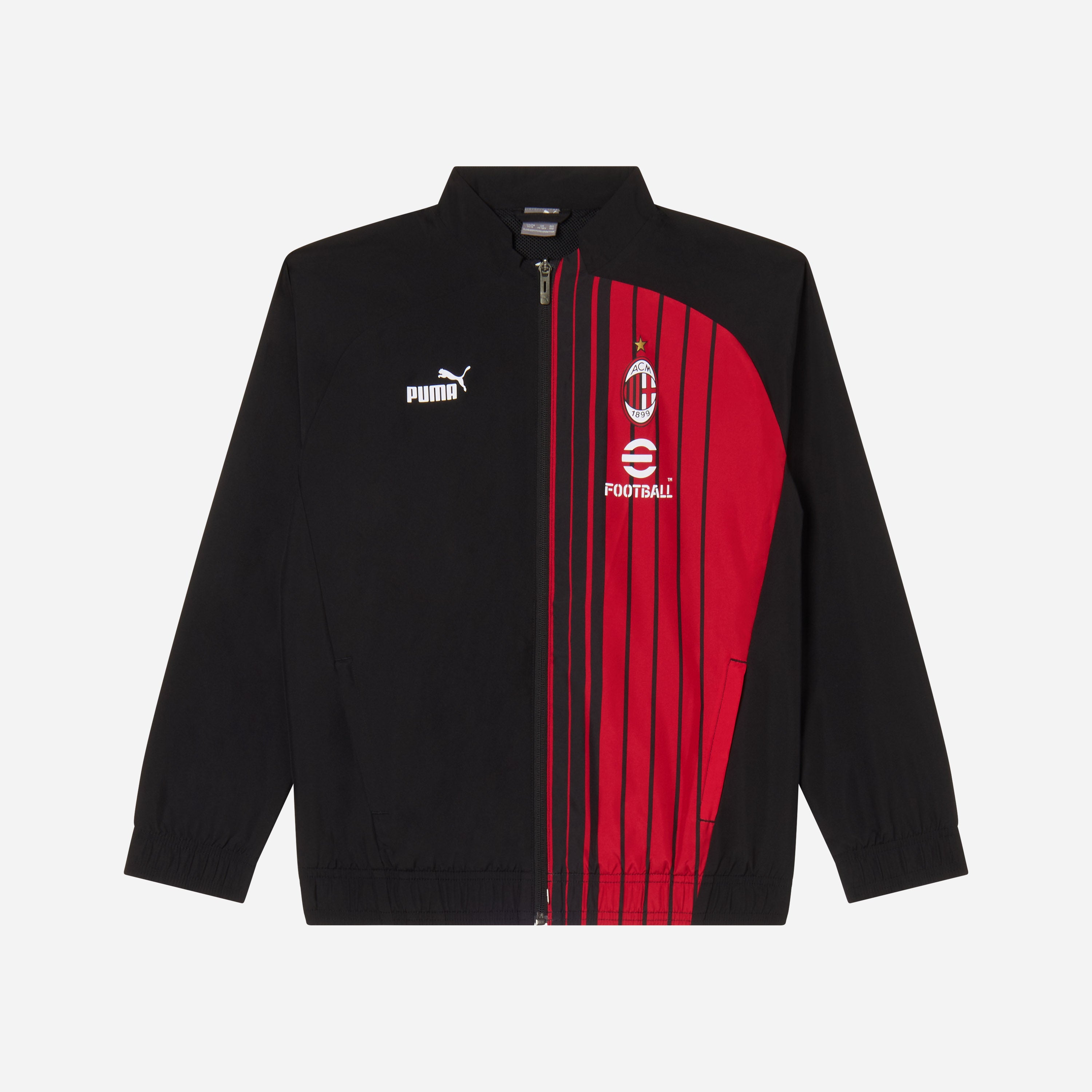 AC Milan Prematch 2023 giacca bambino zip Drycell