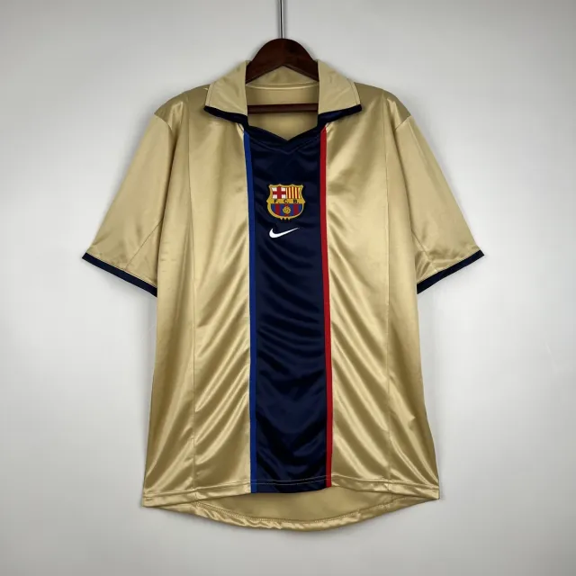 Tifoso Store Maglie Barcellona 2002/03 terza maglia oro retro