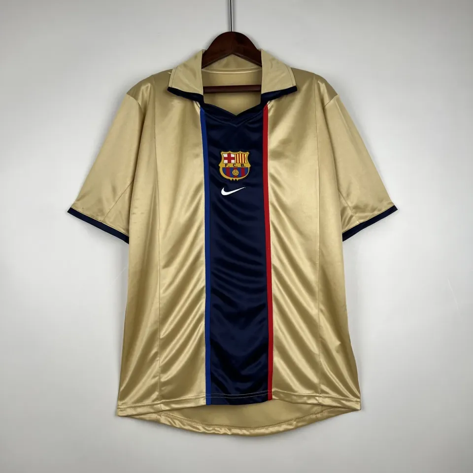 Tifoso Store Maglie Barcellona 2002/03 terza maglia oro retro