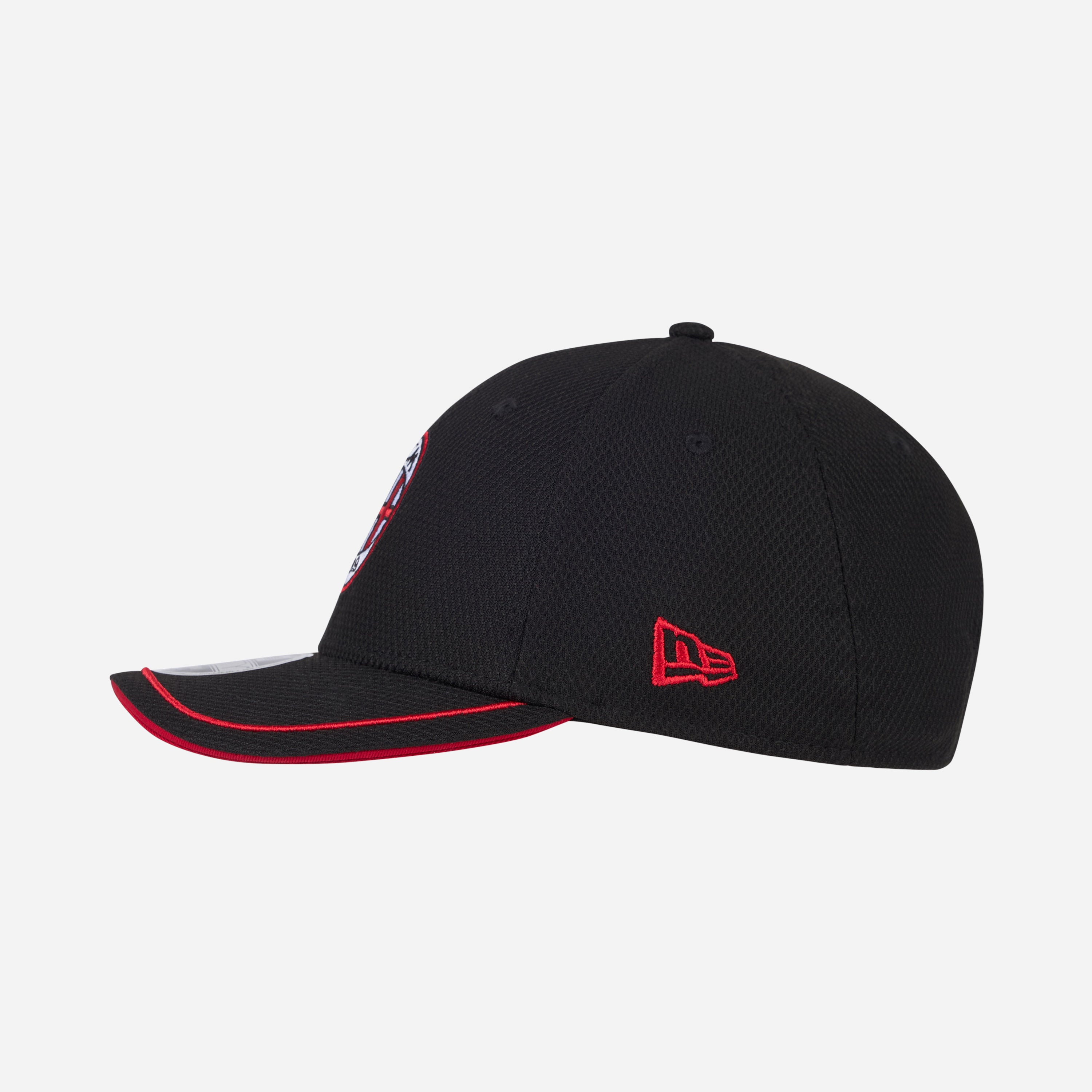 AC Milan New Era 9Forty cap nero con logo ricamato